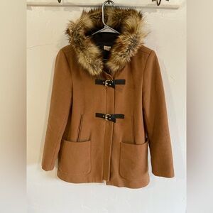 Cremieux size Medium jacket with fur